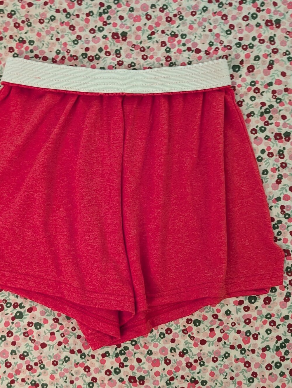 New Soffe M037 Athletic Shorts in Red Heather